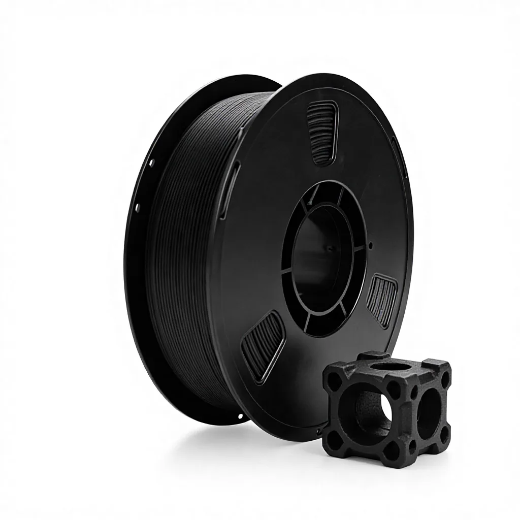 Tough PETG CF Filament 1KG 1.75mm Carbon Fiber-Infused Extreme Wear Resistance Reliable Printing 220-260C for FDM 3D Printers