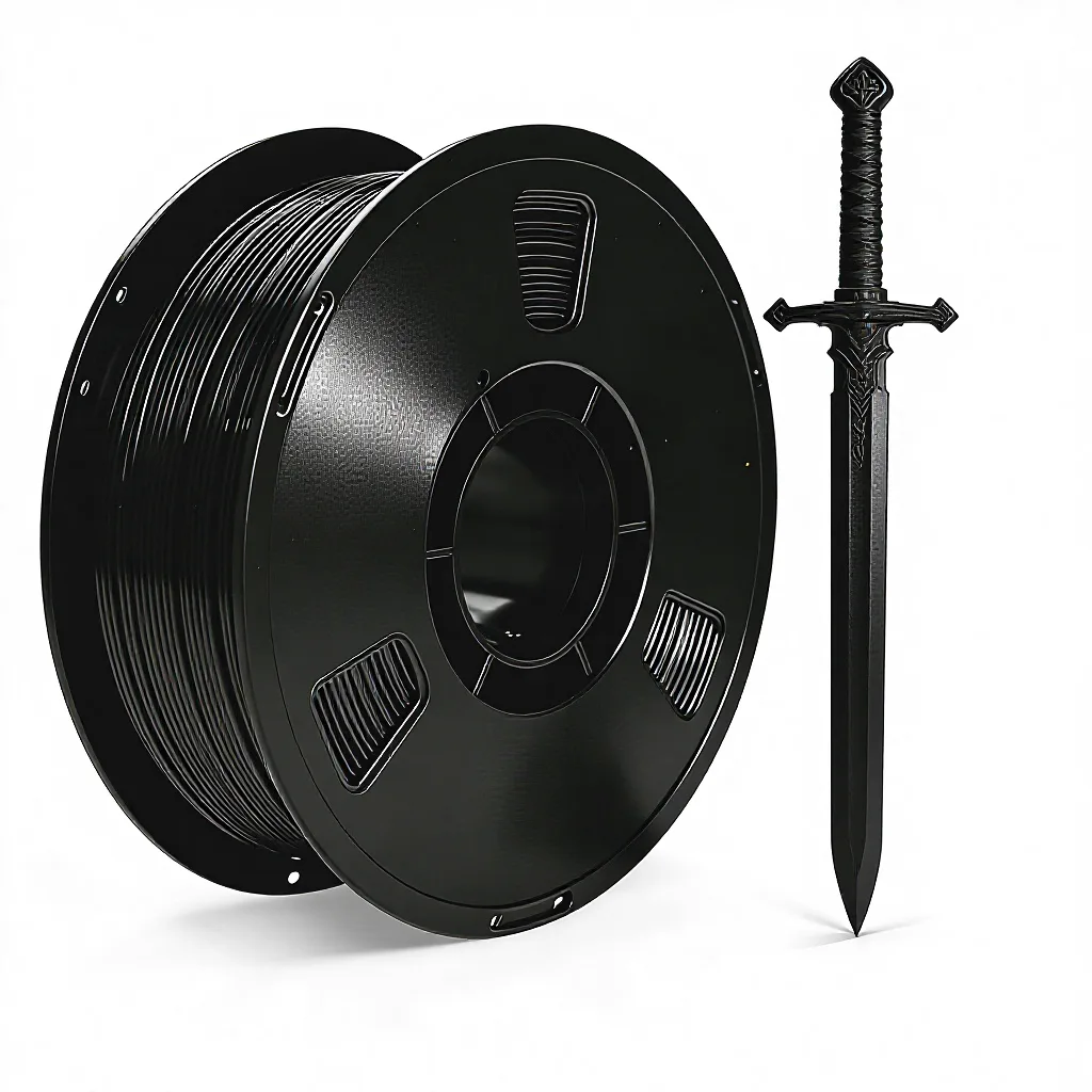 NORAY ASA 3D Printer Filament 1.75mm/2.85mm/3.5mm 1KG Black Weather Resistant Outdoor Functional Parts Rods 230-250C