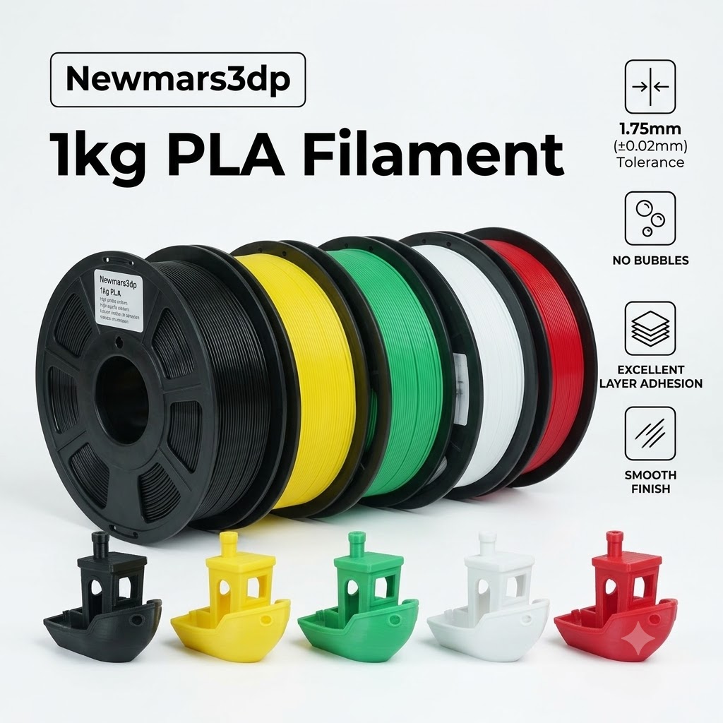 NORAY PLA Filament 1kg 3d Filament for 3d Printer PLA Plastic Rods No Bubble 1.75mm High Toughness Filament for FDM Printer