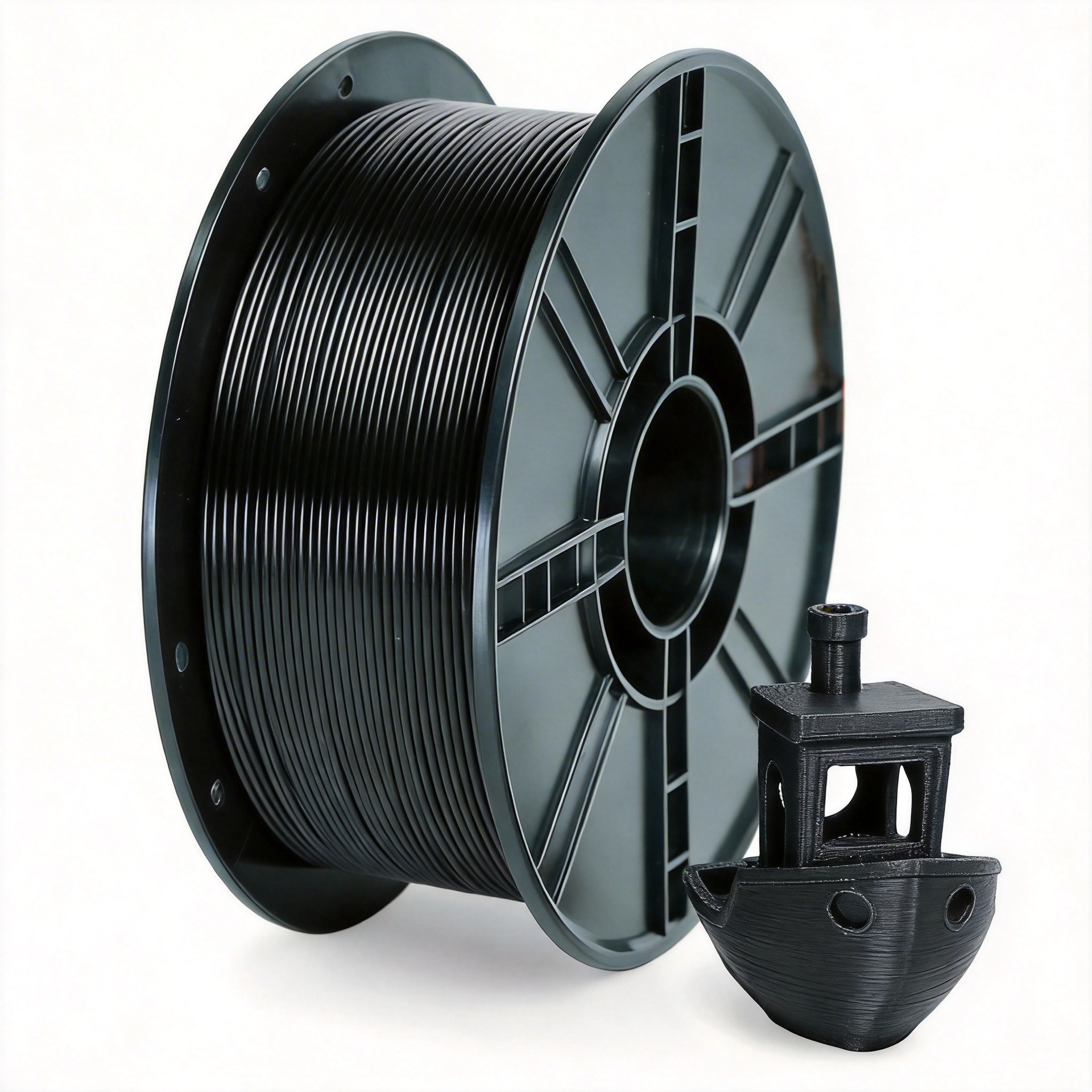 NORAY Matte Carbon Fiber PETG Filament 175mm Durable High Precision Smooth Feeding FDM Printer 1kg/roll White/Black