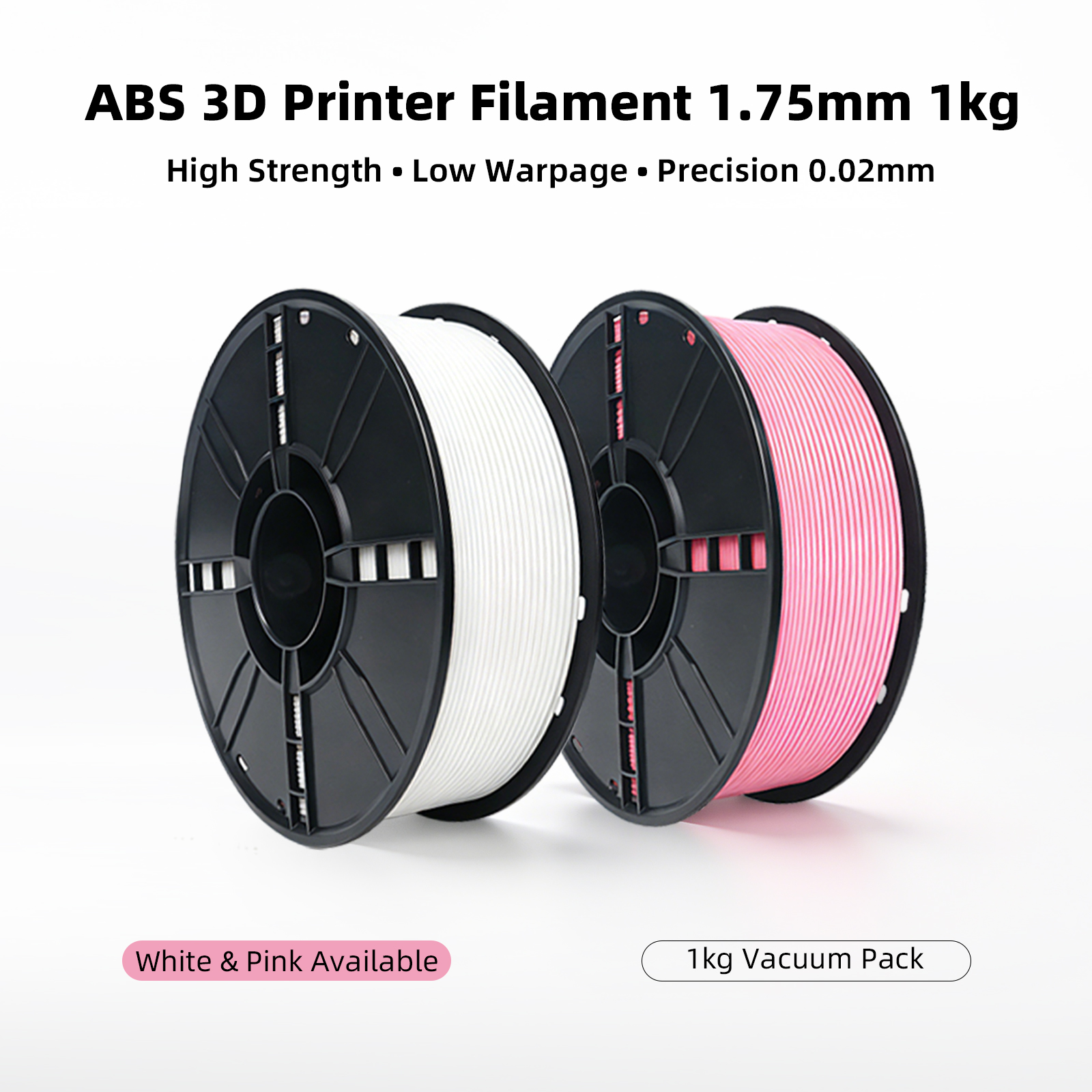 NORAY ABS 3D Filament UV Stabilized High Toughness Stiffness Low Warpage Weatherproof Engineering Outdoor FDM Printing